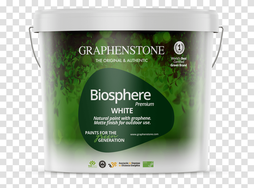 Graphenstone Biosphere Premium Biosphere Graphenstone, Paint Container, Plant, Food Transparent Png