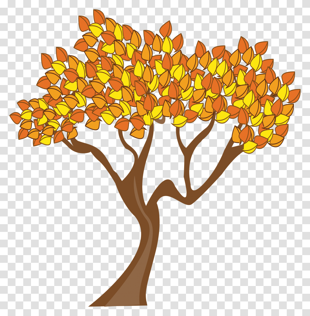 Graphic Autumn Trees Clipart Autumn Tree Gif Clipart, Plant, Lamp, Flower, Blossom Transparent Png
