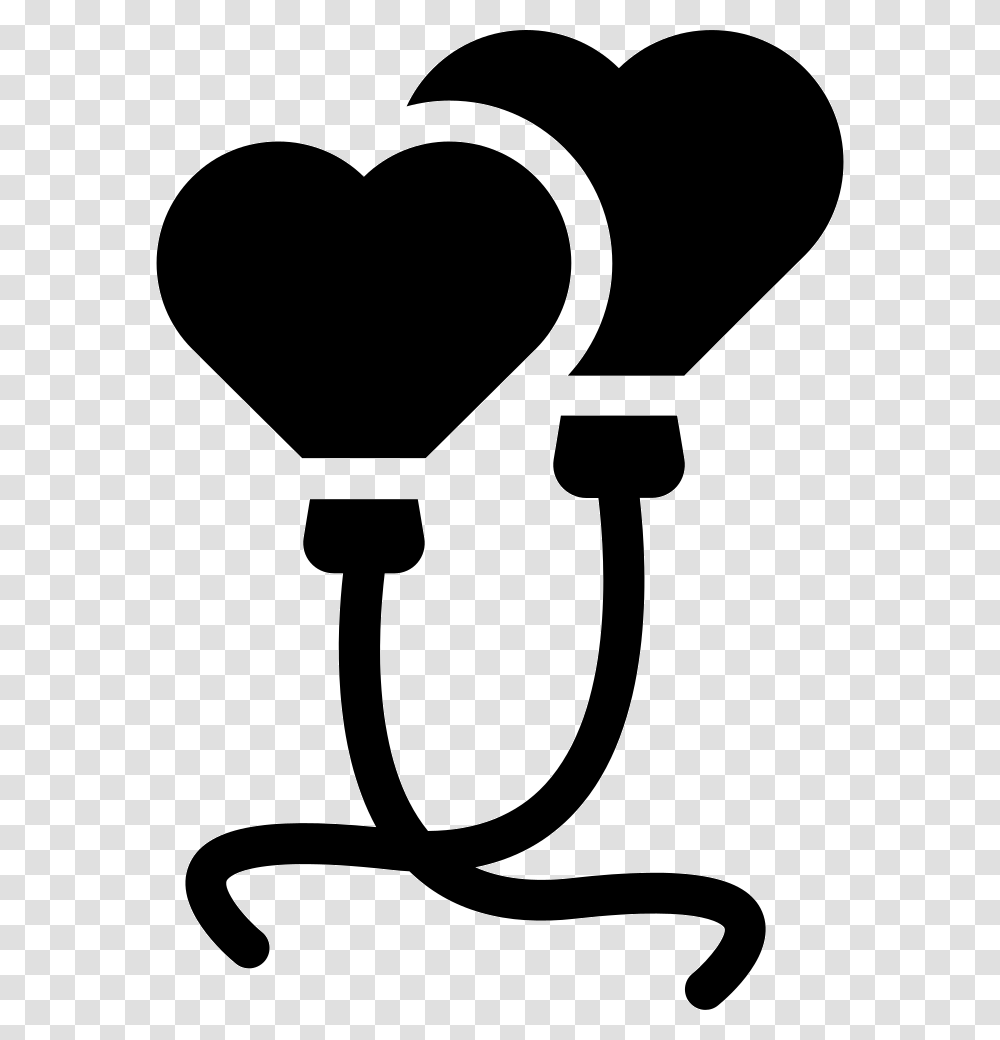 Graphic Black And White Heart Icon Free Icon, Electronics, Headphones, Headset, Adapter Transparent Png