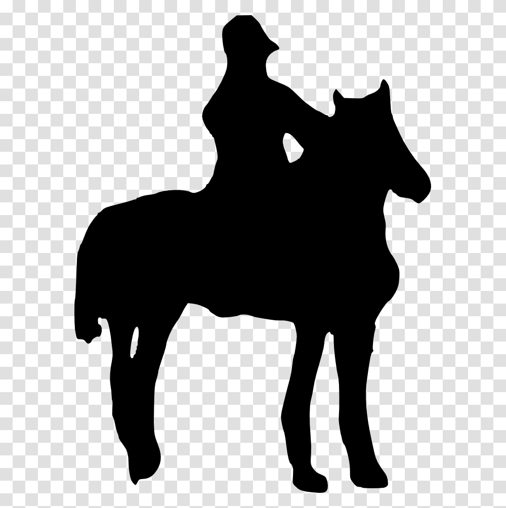 Graphic Black And White Stock Man Riding Silhouette Plaza Mayor, Dance Pose, Leisure Activities, Stencil Transparent Png
