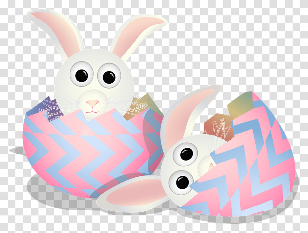 Graphic Bunny Smiley Bunnies Bunny Easter Domestic Rabbit, Toy, Animal, Mammal, Rodent Transparent Png