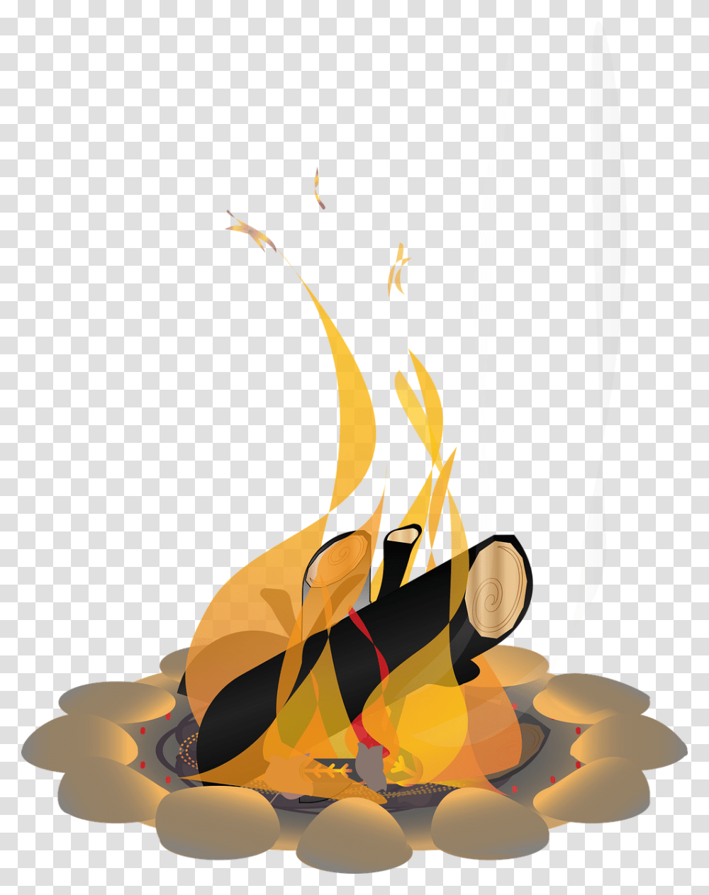 Graphic Campfire Fire Free Vector Graphic On Pixabay Campfire, Bird, Animal, Graphics, Art Transparent Png