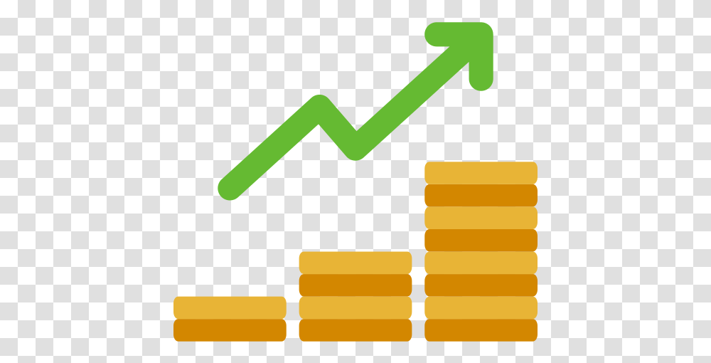 Graphic Coins Finance Free Icon Of Coin And Money Icons Arrow Trending Up, Cross, Symbol, Axe, Tool Transparent Png