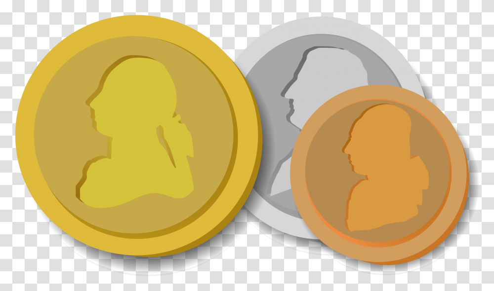 Graphic Coins, Gold, Food, Money, Sweets Transparent Png