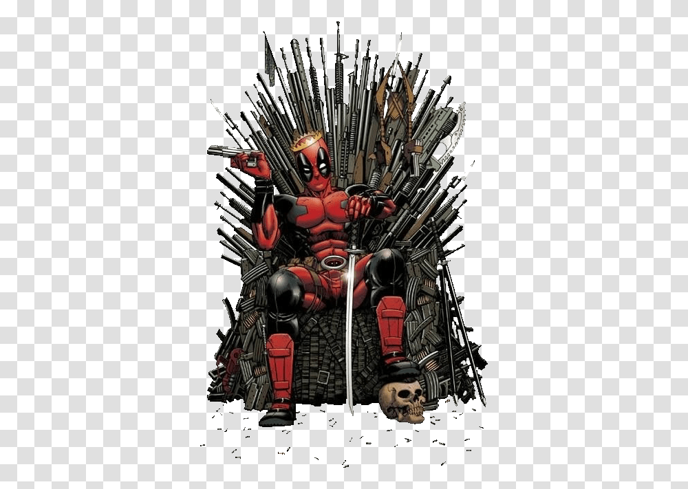 Graphic Deadpool Spiderman Design Deadpool Game Of Thrones, Poster, Advertisement, Collage, Furniture Transparent Png