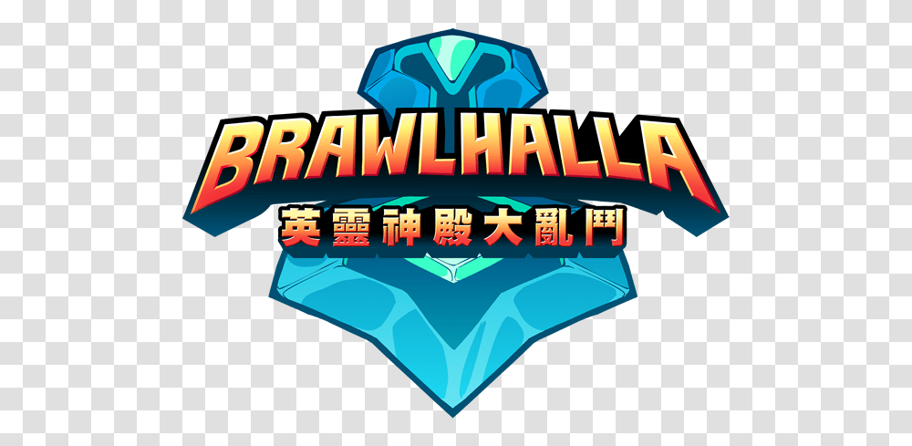 Graphic Design Brawlhalla Logo, Symbol, Text, Batman Logo, Minecraft Transparent Png