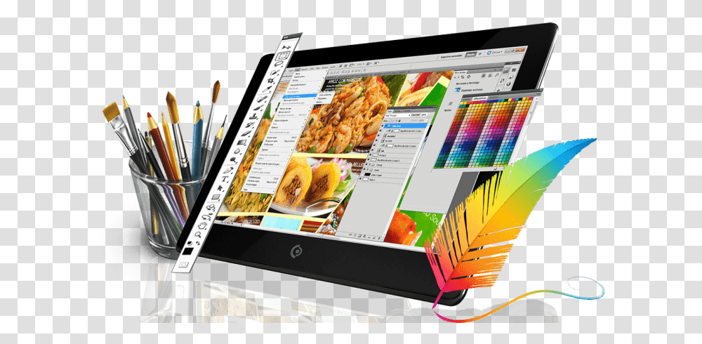 Graphic Design, Computer, Electronics, Tablet Computer, Laptop Transparent Png