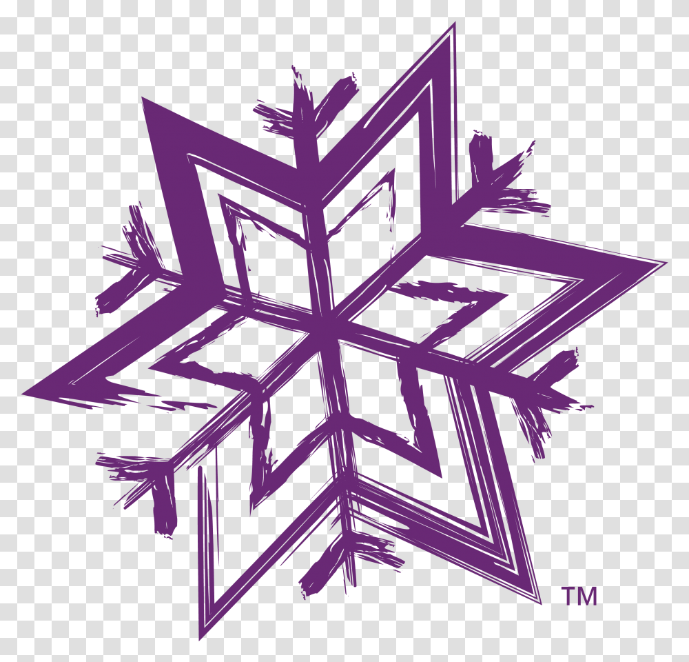 Graphic Design, Cross, Snowflake, Purple Transparent Png