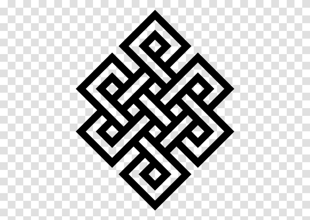 Graphic Designsquareangle Endless Knot, Gray, World Of Warcraft Transparent Png