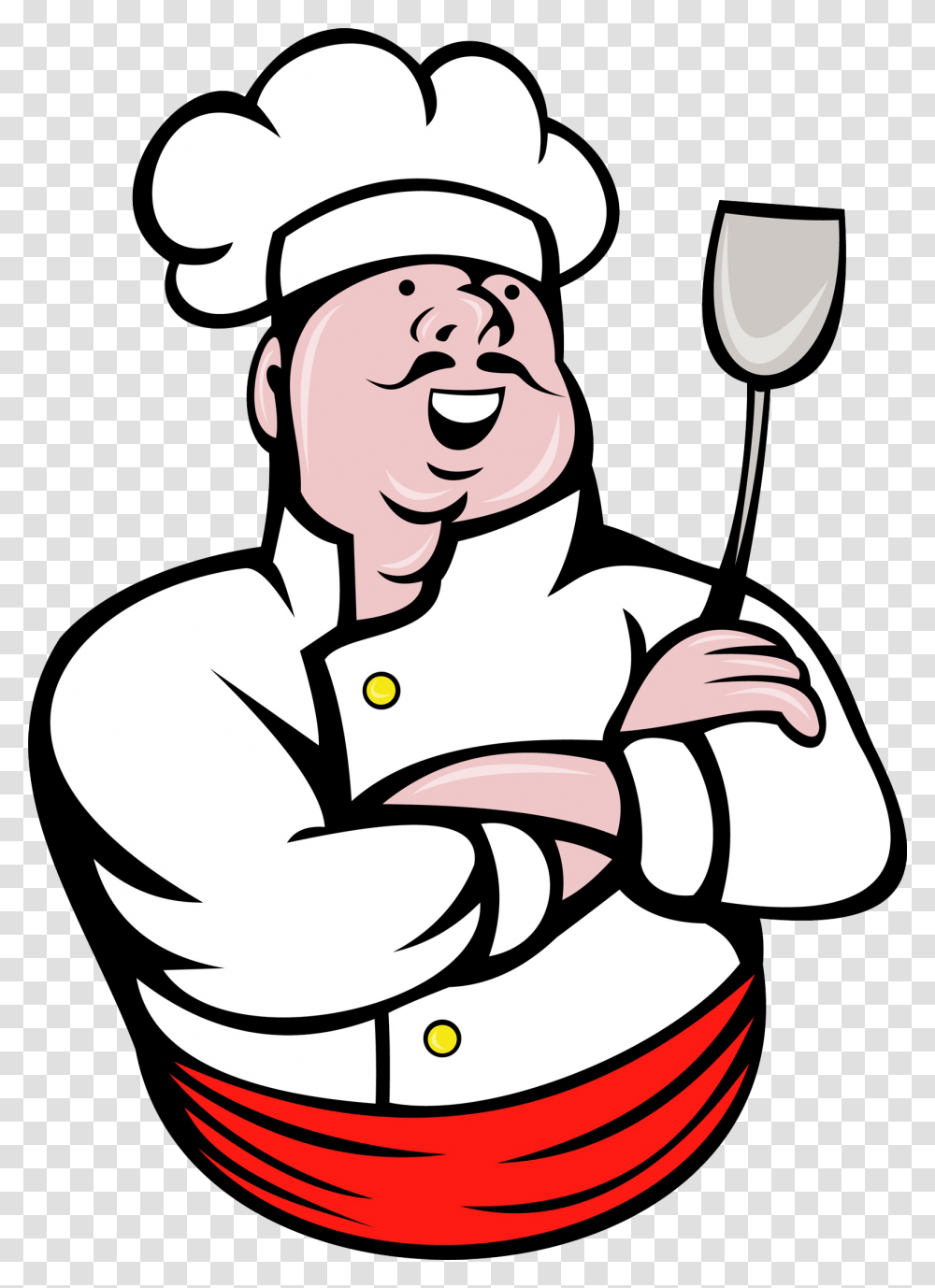 Graphic Download Chef Spatula Royalty Free Chef Black And White Clipart Transparent Png