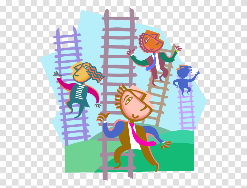 Graphic Free Adversary Rivals Climb Ladders Vector Welcome To The Corporate World, Poster, Advertisement Transparent Png