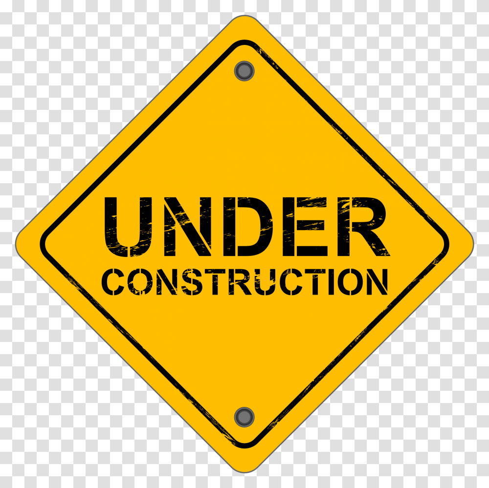 Graphic Free Library Images Label Free Download Under Construction Sign, Road Sign, Stopsign Transparent Png