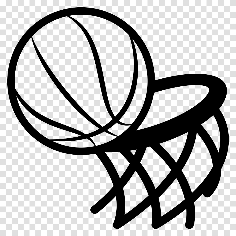Graphic Freeuse Basketball Hoop Black And White Clipart Background Basketball Clipart Black And, Gray, World Of Warcraft Transparent Png