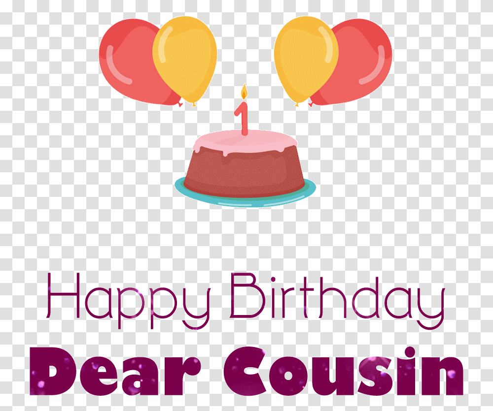 Graphic Freeuse Download Happy Birthday Cousin Clipart Birthday Party, Cake, Dessert, Food, Birthday Cake Transparent Png