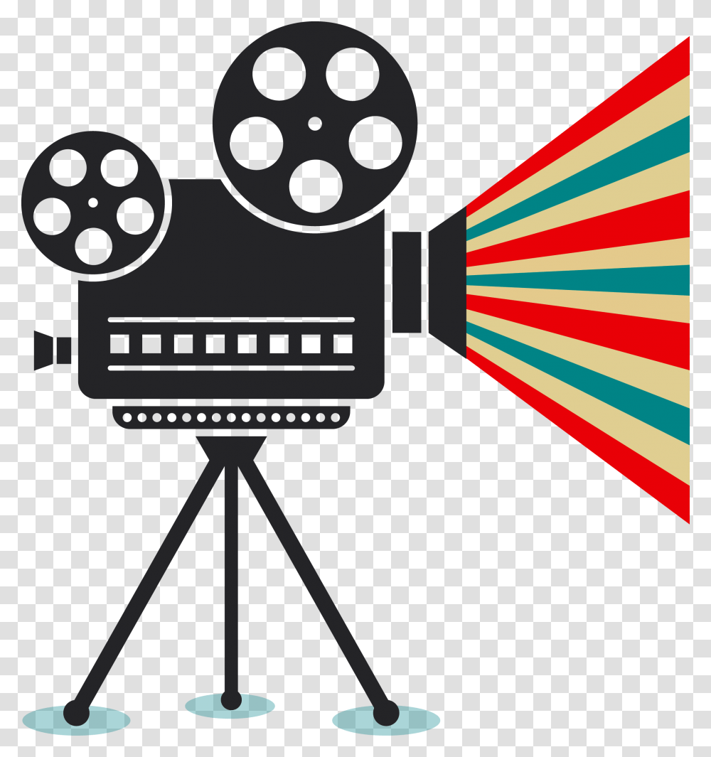 Graphic Freeuse Film Projector Clipart Movie Projector Clipart, Tripod, Reel Transparent Png