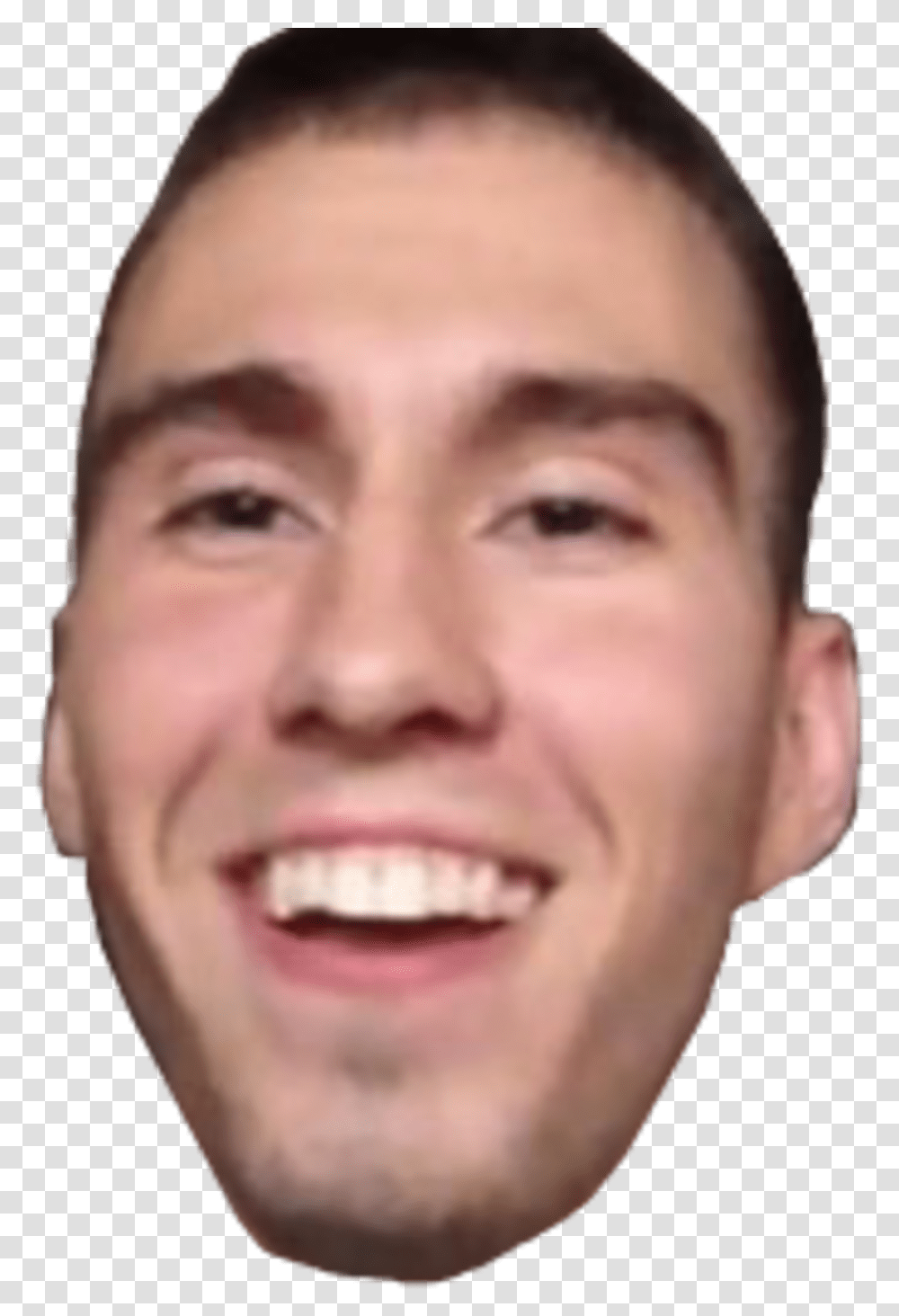 Graphic Freeuse Stock Biblethump Co Bedeutung Der Twitch 4head Emote, Face, Person, Smile, Laughing Transparent Png