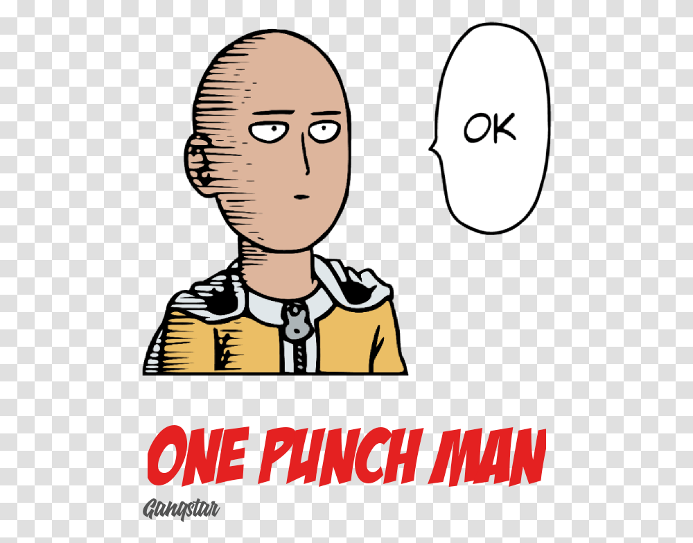 Graphic Image One Punch Man Head, Poster, Advertisement, Label Transparent Png