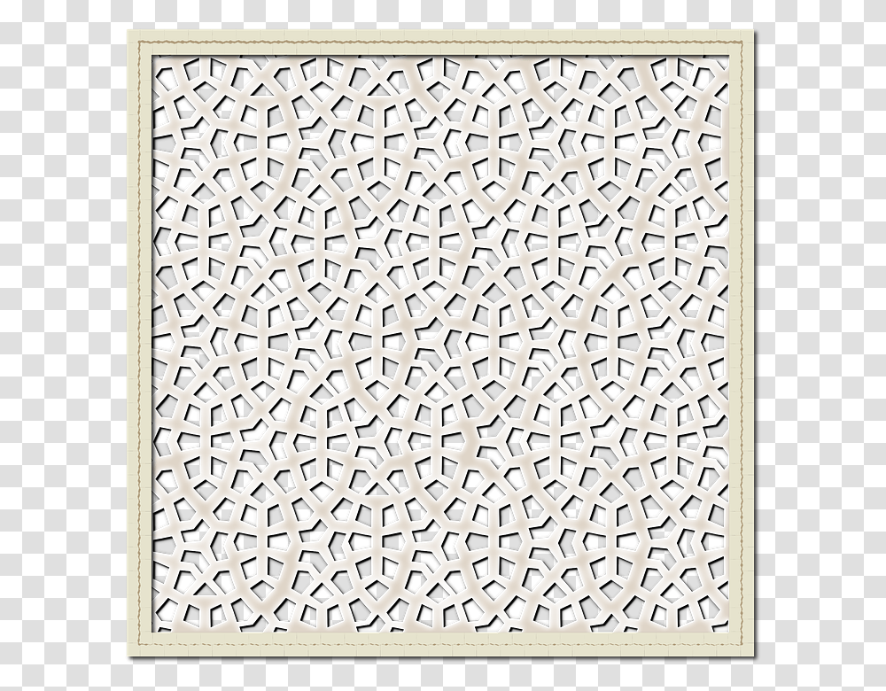 Graphic Lattice Marble India Mughal Window Shrine Hd Dots, Rug, Pattern Transparent Png