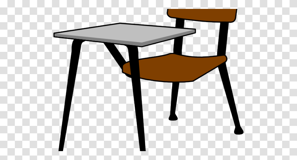 Graphic Library Techflourish Collections Student Cliparts Clip Art Student Desk, Furniture, Chair, Table, Tabletop Transparent Png