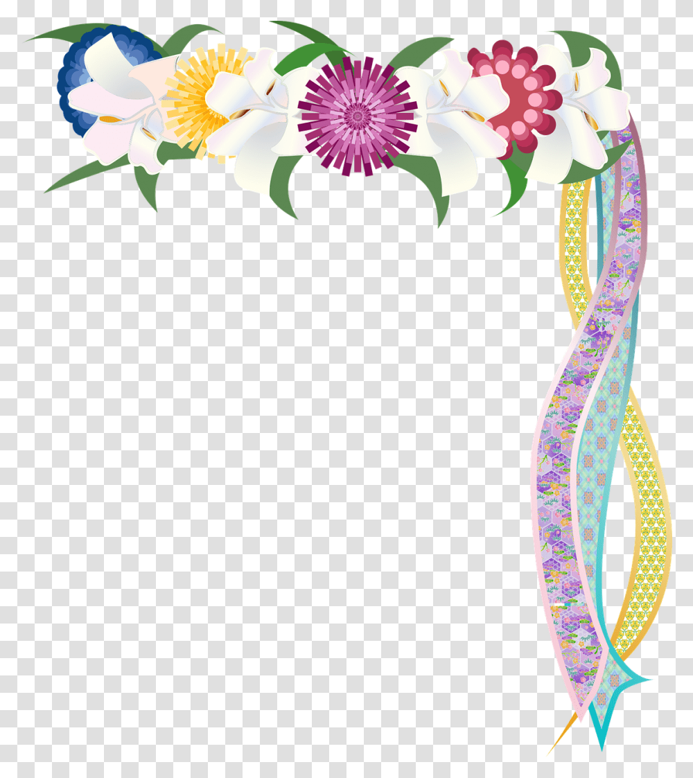 Graphic Mayday Flower Crown Emoji Con Flores En La Cabeza, Floral Design, Pattern, Graphics, Art Transparent Png
