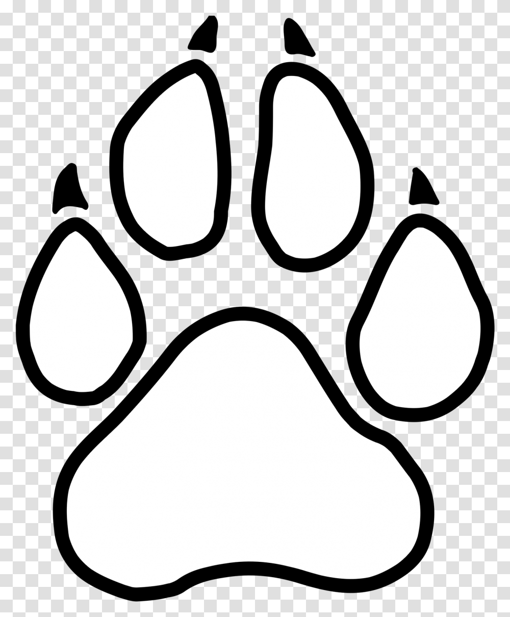 Graphic Of A Little Paw Print Clip Art Panther Paw, Lamp, Footprint, Stencil Transparent Png