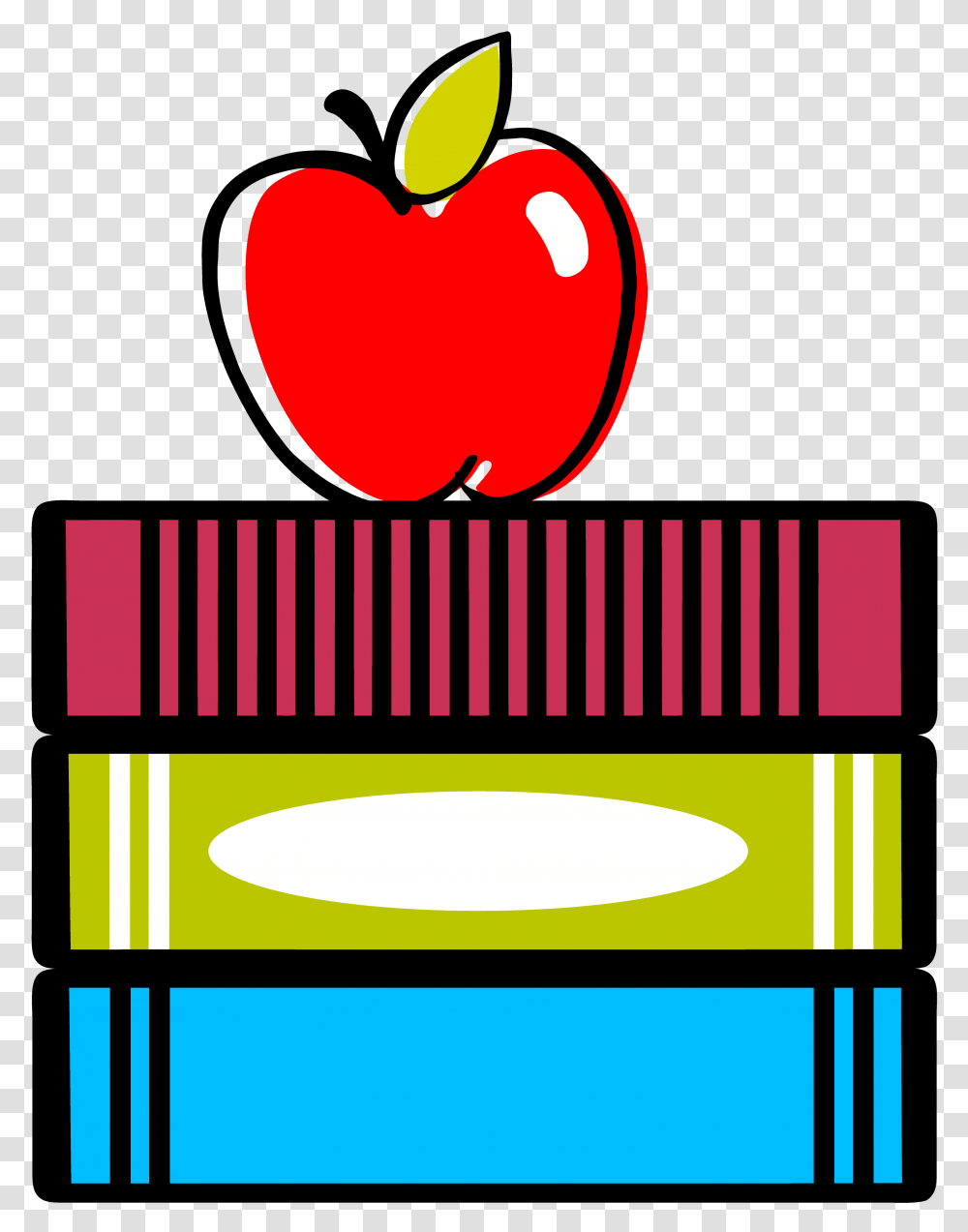 Graphic Of Books With Apple Books And Apple Clipart, Interior Design, Indoors, Logo Transparent Png