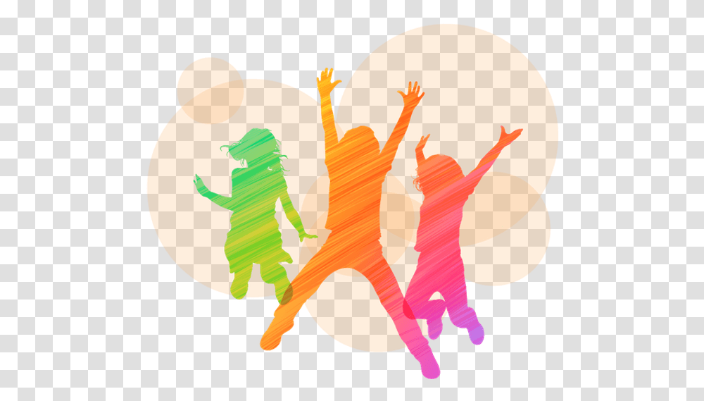 Graphic Of Kids Jumping In Celebration Young Child In Context, Animal, Adventure, Leisure Activities, Fish Transparent Png