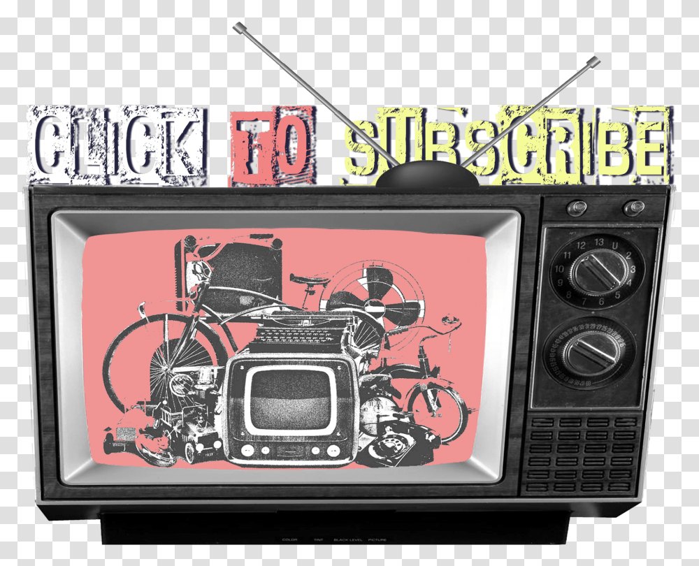Graphic Of Old Tv Linking To Studentquots English Language Television, Monitor, Screen, Electronics, Display Transparent Png