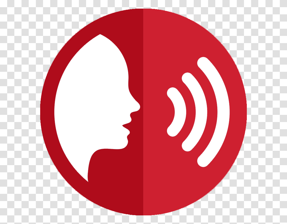 Graphic Of Person Speaking, Label, Logo Transparent Png