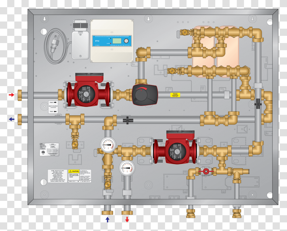 Graphic Of Smp 300mbh Ss Snow Melt Panel 230 Hex Floor Plan, Fire Truck, Transportation, Machine, Motor Transparent Png