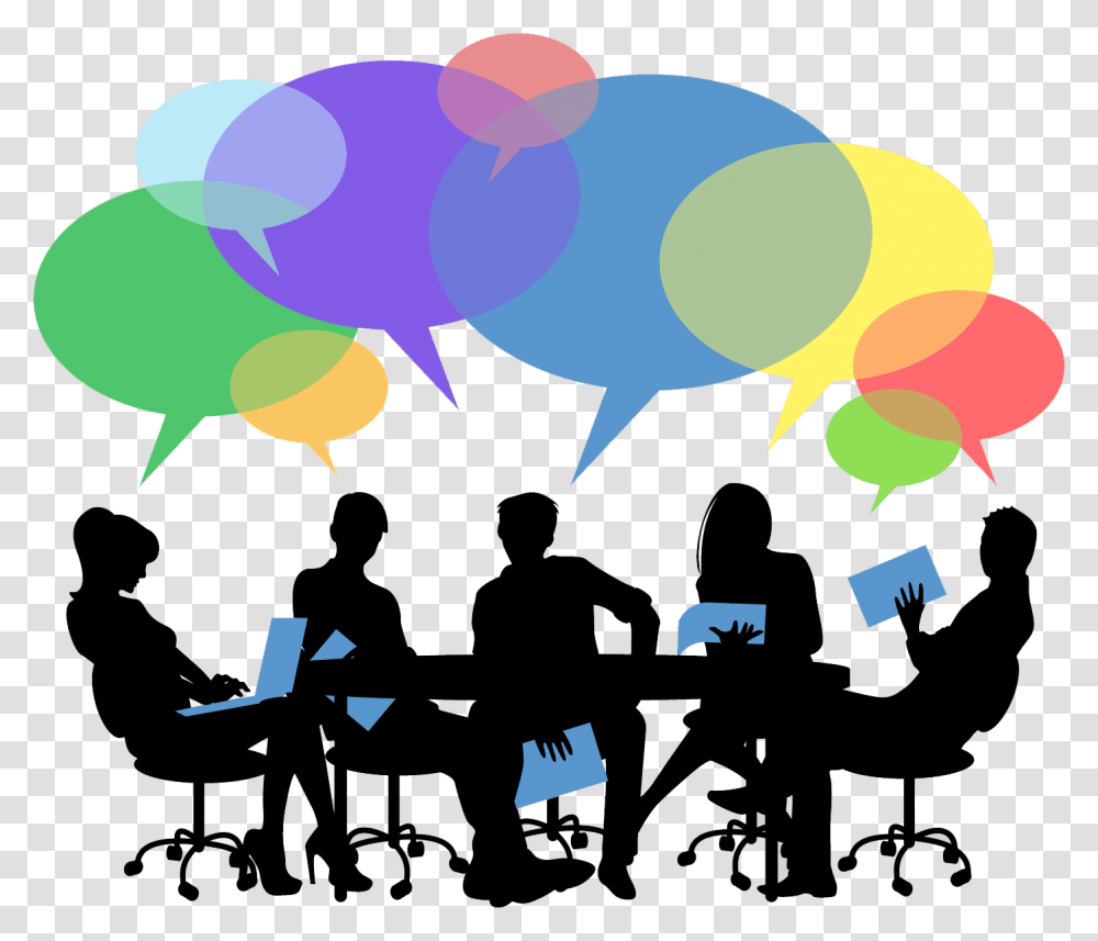 Graphic Picture Of A Meeting Committee, Balloon, Person, Human, Crowd Transparent Png
