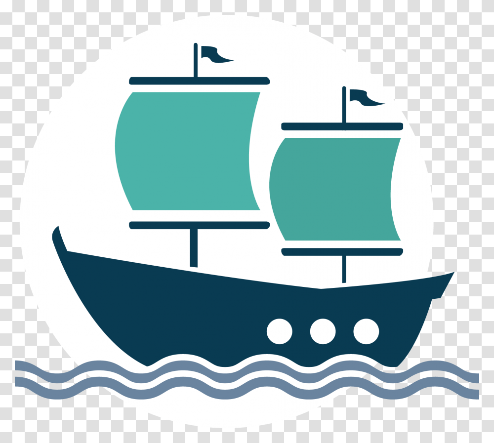 Graphic Sailing Ship Clip Art Ship Clip Art, Boat, Vehicle, Transportation, Outdoors Transparent Png