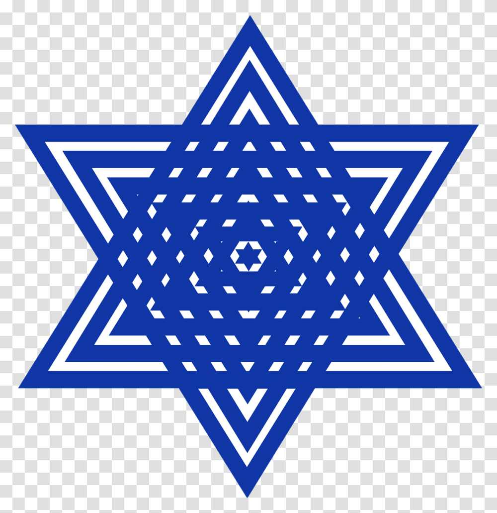 Graphic Star Star Of David Jewish Israel Jewish Star, Star Symbol, Cross Transparent Png