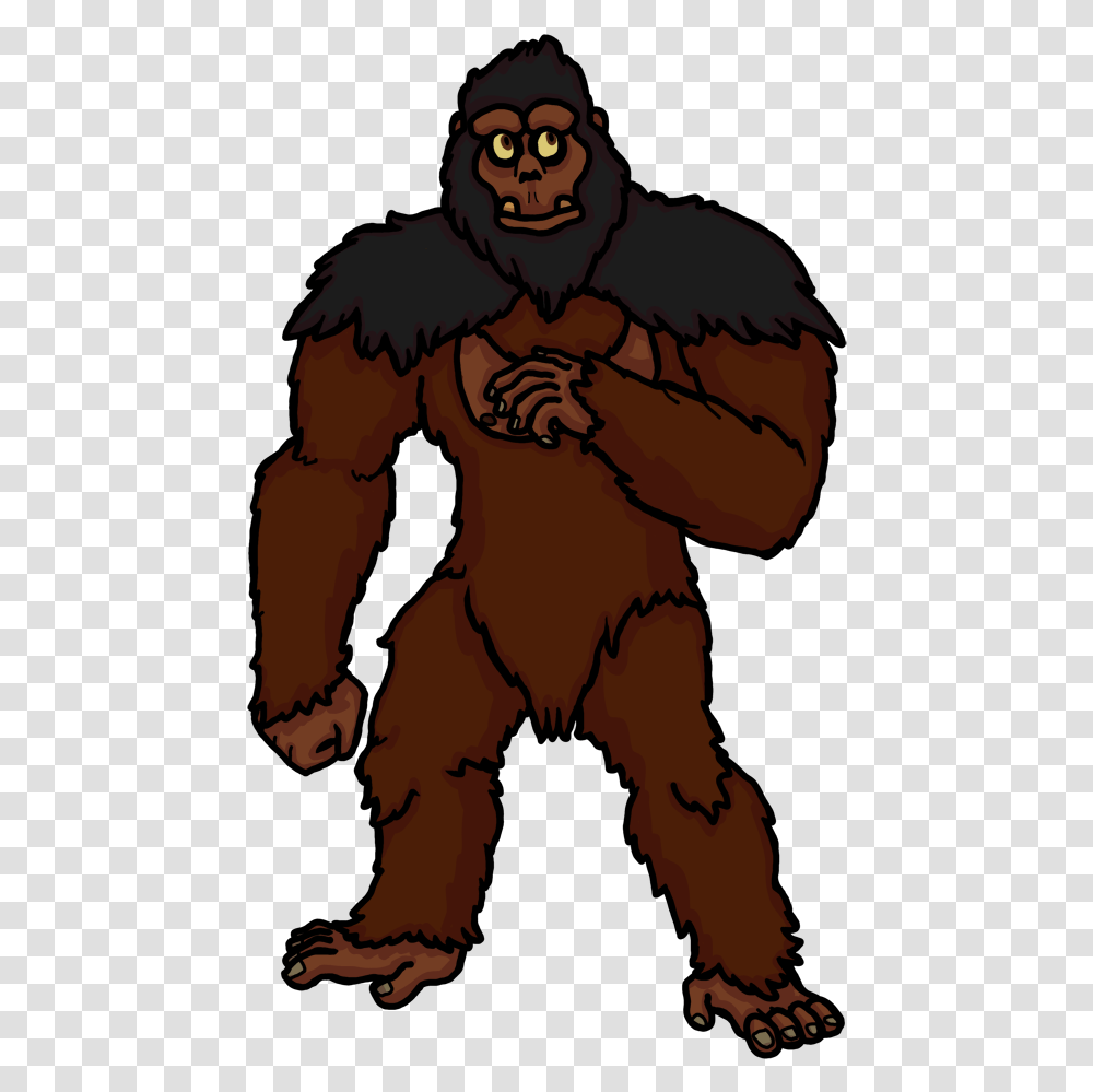 Graphic Stock Ape Clipart Gorilla Family Illustration, Wildlife, Animal, Mammal, Person Transparent Png