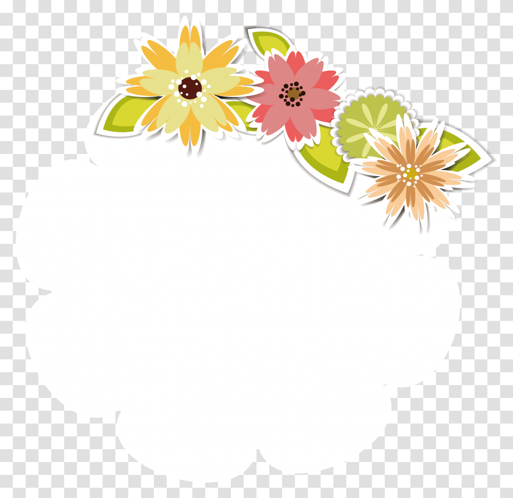 Graphic Stock Floral Design Cute Background Design For Messages Flower, Graphics, Art, Pattern, Balloon Transparent Png