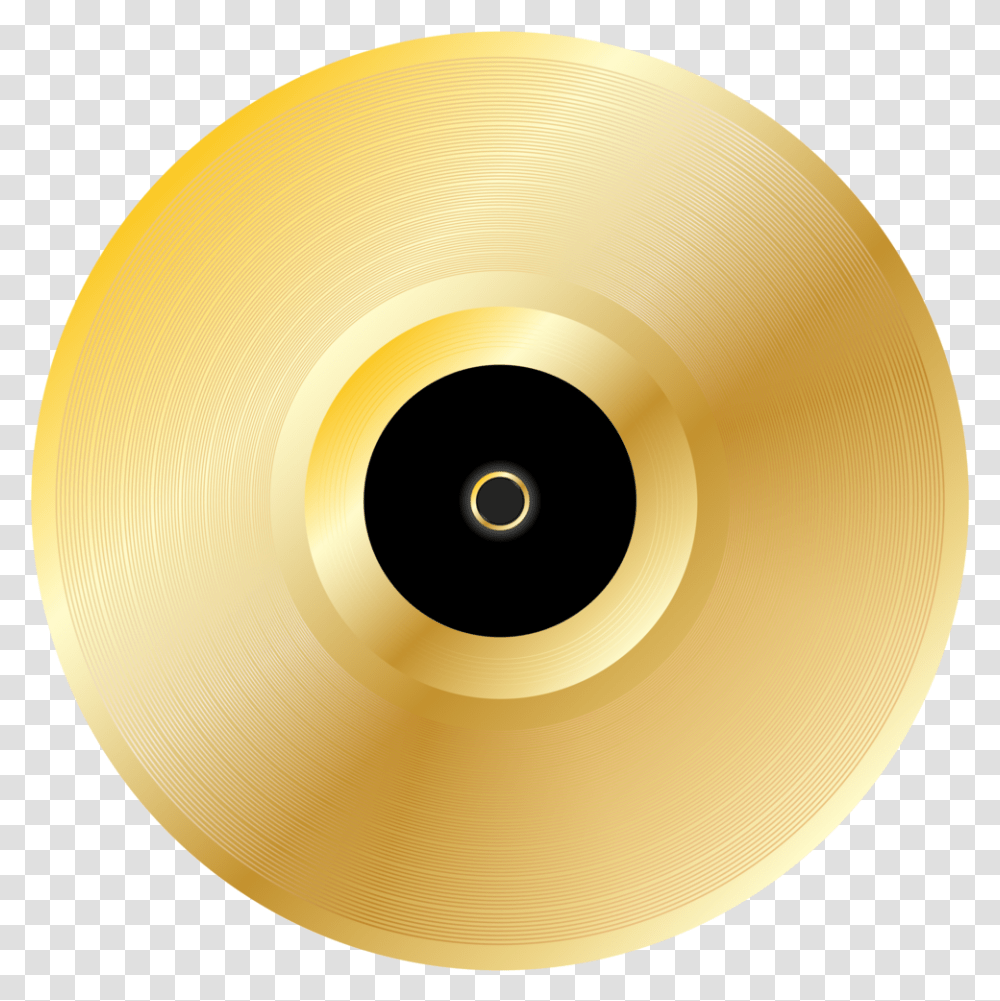 Graphic Stock Record Gold Circle, Disk, Dvd, Tape Transparent Png