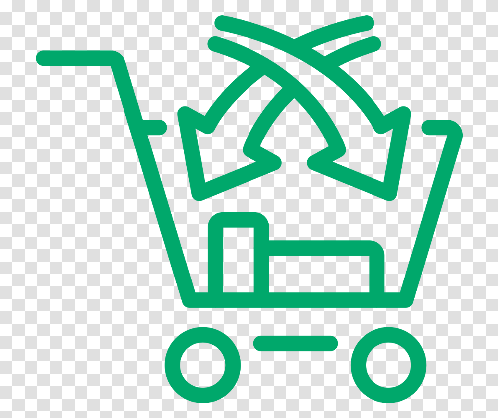 Graphic, Recycling Symbol, Shopping Cart Transparent Png