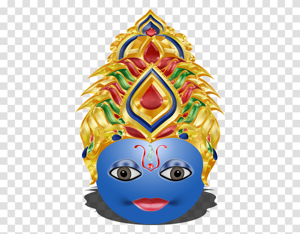 Graphic Vishnu Hindu Free Vector Graphic On Pixabay Ravan Crown, Art, Graphics, Carnival, Crowd Transparent Png