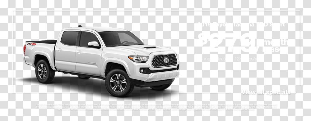 Graphic With A White Toyota Tacoma And 2015 Holden Colorado Dual Cab, Pickup Truck, Vehicle, Transportation, Car Transparent Png