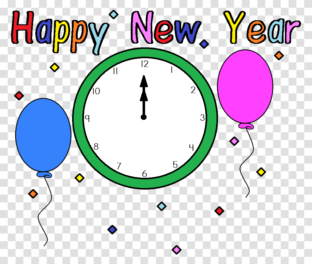 Graphics By Ruth New Years Happy New Year Animated Clip Art, Analog Clock, Clock Tower, Architecture, Building Transparent Png