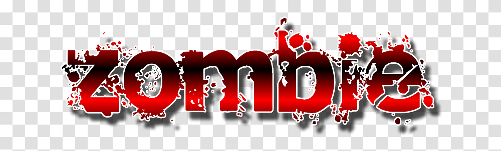 Graphics Text Zombie Dark Creepy Horror Blood Zombie Name, Alphabet, Logo, Label Transparent Png
