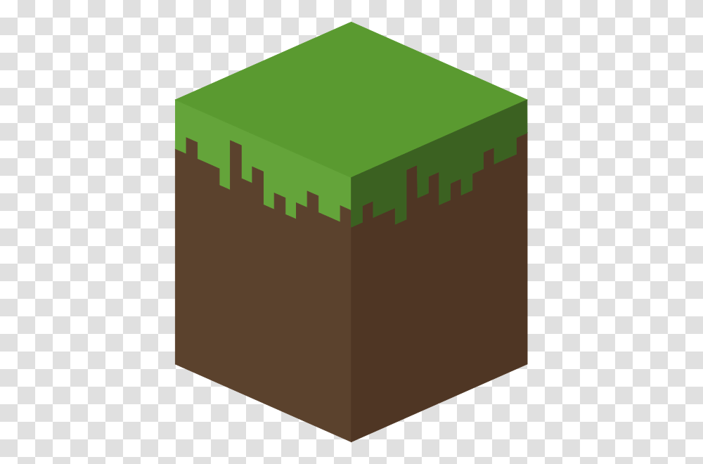 Grass Block Minecraft Tips, Box, Cardboard, Carton Transparent Png