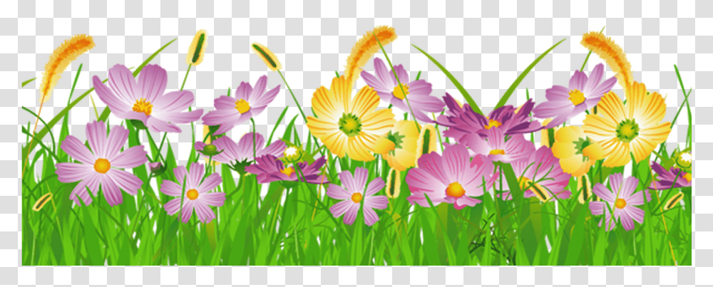Grass Clipart No Background Google Search Borders And Flowers Clip Art, Spring, Plant, Blossom Transparent Png