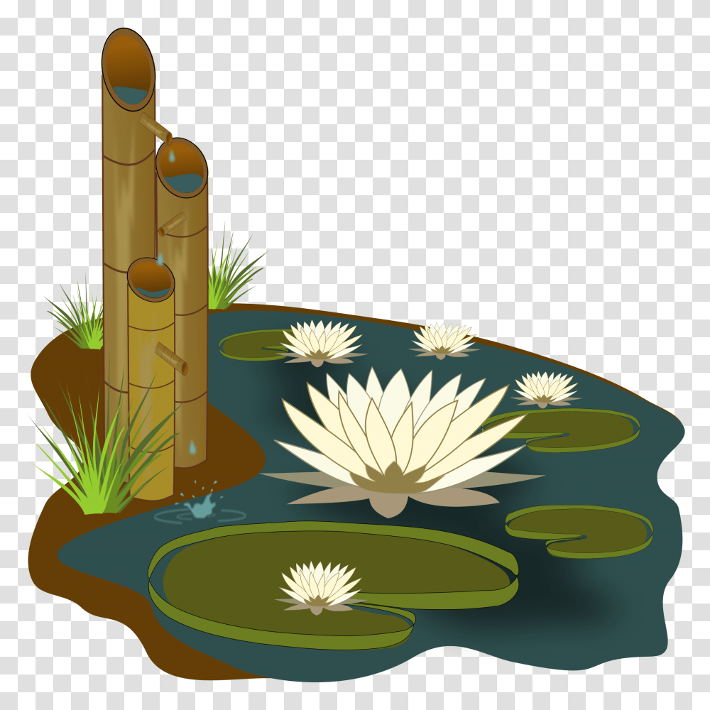 Grass Clipart Pond, Plant, Flower, Blossom, Nature Transparent Png