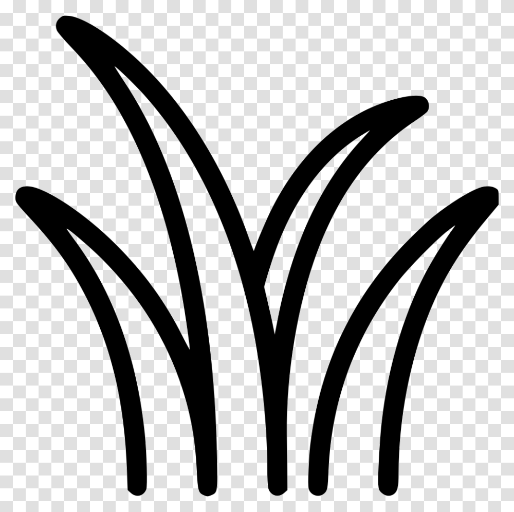 Grass Grass Icon, Stencil, Logo, Trademark Transparent Png
