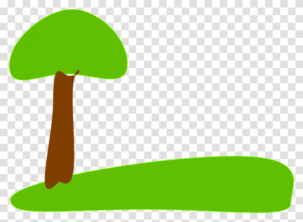 Grass Ground Cover Clip Art Image Tree On Grass Clipart, Plant, Agaric, Mushroom, Fungus Transparent Png