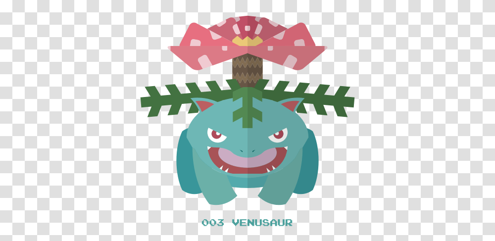 Grass Kanto Pokemon Venasaur Icon Illustration, Poster, Advertisement, Graphics, Art Transparent Png