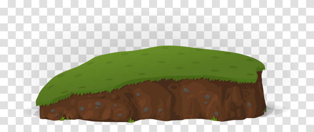 Grass On Hill Mud And Grass Cartoon, Plant, Banana, Fruit, Food Transparent Png