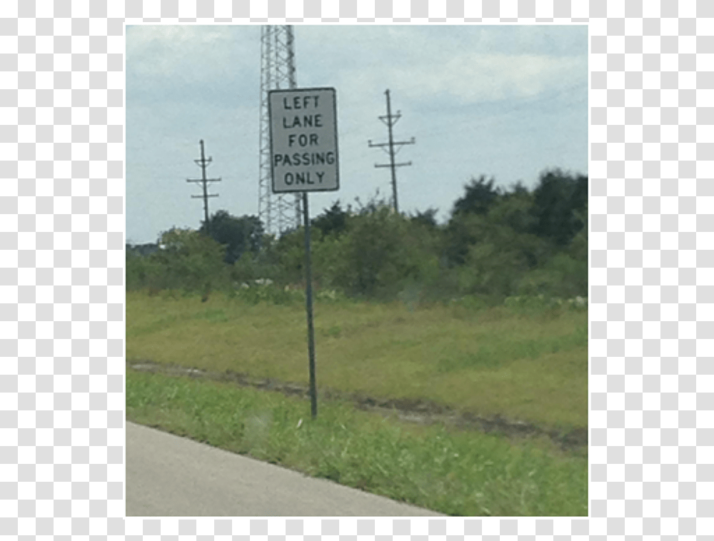 Grass, Sign, Road Sign, Utility Pole Transparent Png