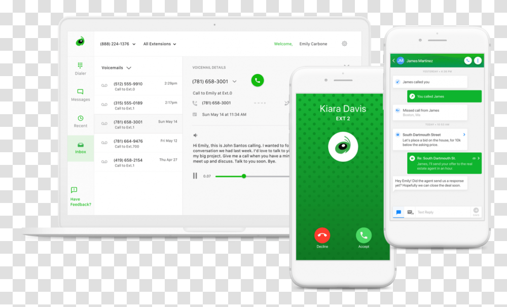 Grasshopper Virtual Phone System Manage Your Calls Online Screenshot, Mobile Phone, Electronics, Cell Phone, Text Transparent Png